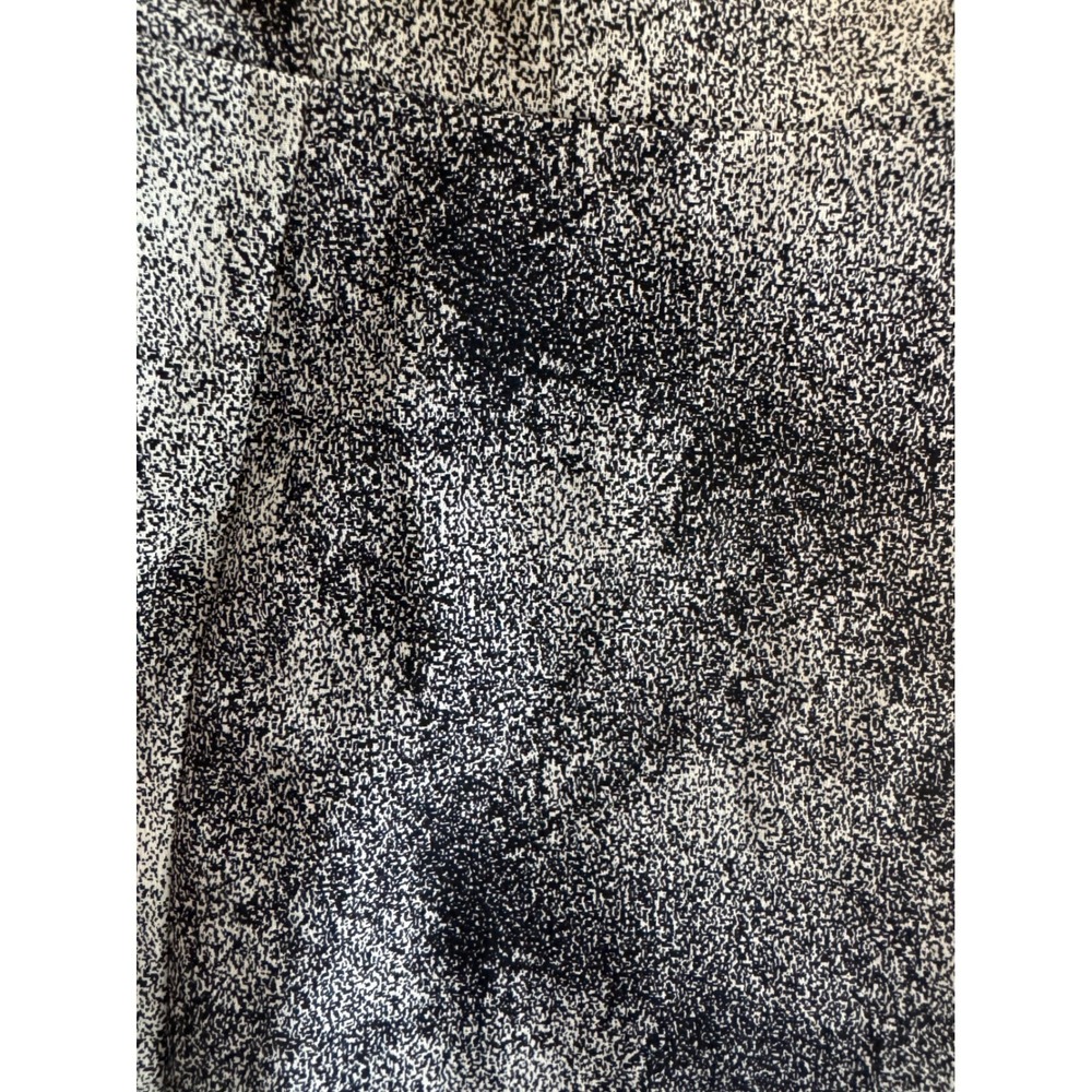 Diane von Furstenberg Eden Black White Abstract Sheath Dress US 0 XS Sleeveless - Picture 6 of 15
